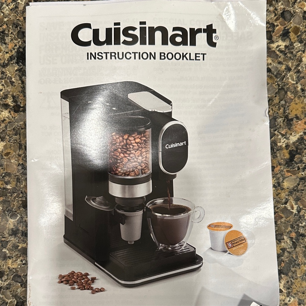 Cuisinart Black Coffee Maker with Pods